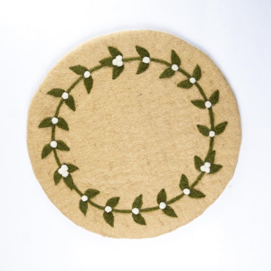 Onderzetter 35cm mistletoe