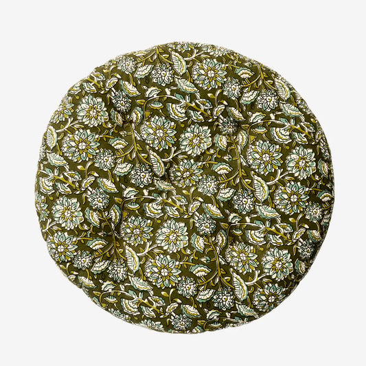 Round cotton chair pad